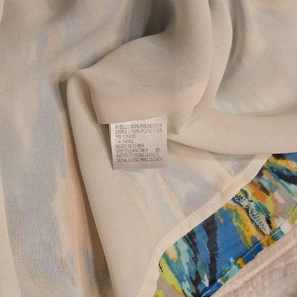 Tahari Women's Blouse Set - Black, Purple, Yellow - Picture 10 of 16